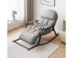 Comfortabele Verstelbare Relaxstoel met Voetensteun voor Binnen en Buiten
