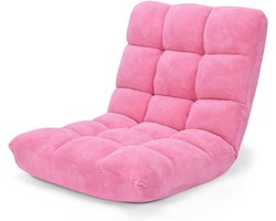 Comfortabele Vloerstoel met Verstelbare Rugleuning voor Meditatie en Lezen