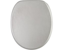 Comfortabele WC-bril met Softclose, Glitter Zilver, Eenvoudige Montage