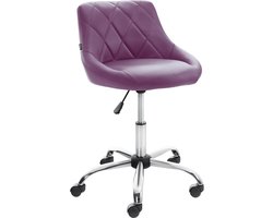 Comfortabele Werkkruk Met Rugleuning en Wielen - Verstelbare Draaistoel voor Medische Praktijken en Schoonheidssalons