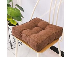 Comfortabele Zitkussens voor Eetkamer en Tuin - 45x45 / 50x50 cm, Dikte 8 cm, Zacht en Wasbaar