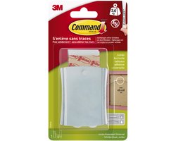 Command™ Schilderijhaak Metaal, 17048C, ophanging met draad, 1 haak + 6 Strips, 3,6kg