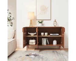 Commode Starvili dressoir 75x115x38 cm roestkleurig [en.casa]