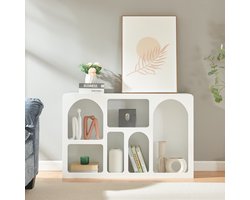 Commode Vågå dressoir 110x30x70 cm wit [en.casa]
