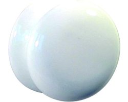 Commodeknop porselein 52mm wit