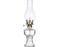 Common Goods - Olielamp - Noodlamp - windlicht - Lantaarn- Voor Binnen - Glas - sfeerlicht - petroleumlamp - klassiek - Tafellamp