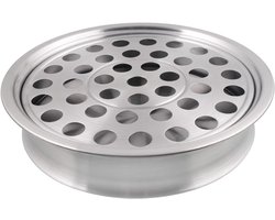Communiedienblad - Bekerdienblad Kerken - Heilige Communie Serveren - Stapelbaar tot 5 trays - 40-gaats schijf - Zilver Mat
