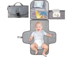 Compact Aankleedkussen voor Onderweg - Draagbare Aankleedmat - Opvouwbare Baby Luiertas