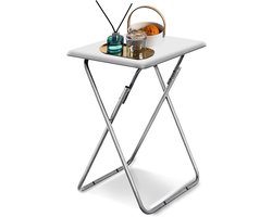 Compact en Opvouwbare Bijzettafel voor Binnen en Buiten, Geschikt voor Elk Gebruik