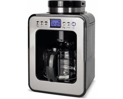 Compact Koffiezetapparaat met Maalwerk voor 4 Kopjes - Ruimtebesparend en Eenvoudig in Gebruik