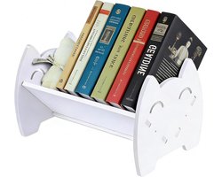 Compacte boekenkast voor kinderen, boekenstandaard en organizer voor kinderkamer, speelkamer en kleuterschool (32 x 21,5 x 19,5 cm) - ideaal voor opbergen, lezen en leren