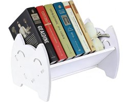 Compacte Boekenkast voor Kinderen, Mini Boekenstandaard, Boekorganizer voor Speelkamers, Kinderdagverblijven en Scholen (32 x 21.5 x 19.5 cm)