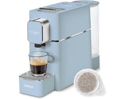 Compacte Espressomachine voor E.S.E. Pads - 19 Bar - Lichtblauw