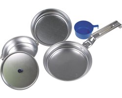 Compacte pannenset - Aluminium - 4-Delig - voor 1 persoon