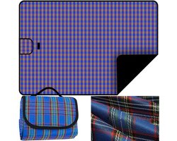 Compacte Picknickkleed / 145 x 180 cm / waterdicht / Blauw - Strand Kleed - buiten kleed