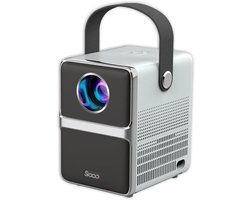 Compacte Projector - Mobiele Beamer - Thuisbioscoop Creëren - Ingebouwde Luidspreker - 2500 Lumen - Grijs