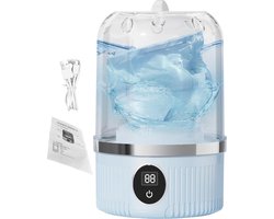 Compacte wasmachine - Draagbare wasmachine - Reisbenodigdheden - Energiezuinig 3 programma's - 215 x 135 x 215 cm