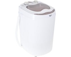 Compacte Wasmachine - Mini Wasmachine - Reizen en Kleine Ruimtes - Energiezuinig - 3 Kilogram Capaciteit - Wit