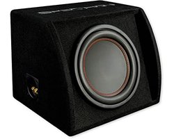 Compacter basreflex subwoofer voor auto met 25 cm woofer en 400 watt vermogen