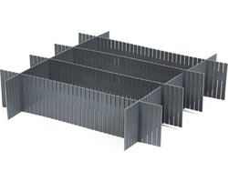 Compactor Ladeverdeler 6 stuks - Grijs