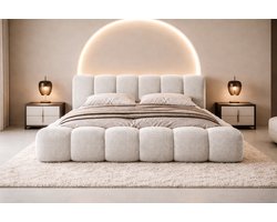 Compleo24-Gestoffeerd bed met opbergruimte- HERME-180x200-lichtbeige