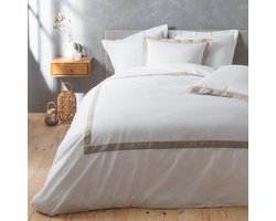 Complete bed linen with linen blend LAURALINE, 240 x 220 cm