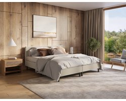 Complete Boxspring Kopenhagen - 140x200 - Creme