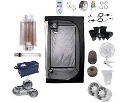 Complete Indoor Kweekset met 600W HPS Verlichting en Koolstof Cooltube