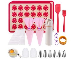 Complete Macaroon Bakset met 25 Accessoires voor Bakliefhebbers