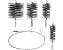 Complete set schoorsteenborstels voor effectieve reiniging