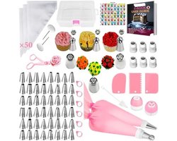 Complete Taartdecoratie Set - 129 Delige Bakkerscollectie