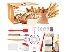 Complete Zuurdesem Starterkit - 11-delige Bakset met Gistmand en Gereedschap