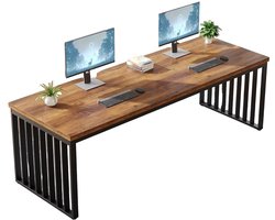 Computertafel – Bureau – Werkplek – PC Tafel – Kantoor Tafel – 180 cm Breed – Stevig Metalen Frame