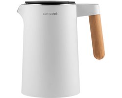 Concept RK-3300 Serie - Elektrische Waterkoker - Biały - Hout Handgreep - 2200W