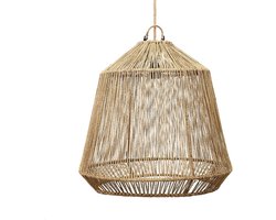 Conic Hanglamp - Boho Lamp - Handgeweven Zeegras Licht - Opvallend Decor - 50cm x 50cm x 50cm