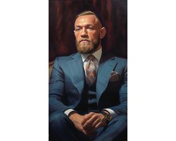 Conor Mcgregor Portret Poster - Notorious - UFC - Abstract - posters - formaat 60x90cm - 353