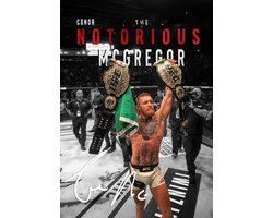 Conor McGregor Poster Ingelijst– 23x33cm met Zwarte Lijst – Notorious Kampioen – MMA Wanddecoratie - MMA Fighter
