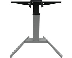 Conset Elektrisch zit-sta bureau-onderstel zilver
