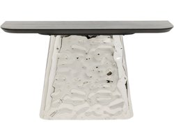 Console Caldera chroom 138x38cm Kare Design