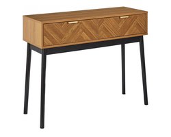 Console ladekast Design 2 Laden - 100cm - Bruin - Felix