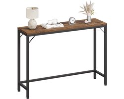 Console Tafel - Bijzettafel - Sidetable - Wandtafel - Haltafel - 100x23x80cm-Industrieel -Voor Entree, Woonkamer, Kantoor