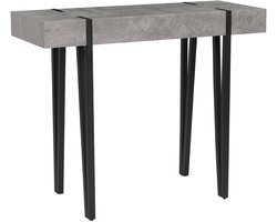 Consoletafel ADENA Grijs beton-effect
