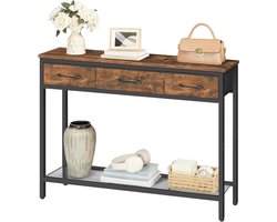 Consoletafel - Bijzettafel - Decoratie Plaatsen - Slank Ontwerp - 100 cm - Wit