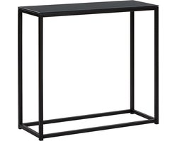 Consoletafel DELANO Veiligheidsglas Zwart