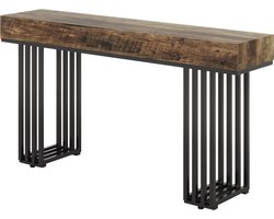 Consoletafel landy - Wandtafel - Bruin - Sidetafel - Massief hout - Haltafel - Woonkamer of hal