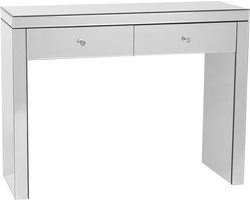 Consoletafel MARLE Spiegelend zilver