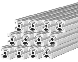 Constructieprofiel 20x20mm op maat gesneden voor diverse montageprojecten