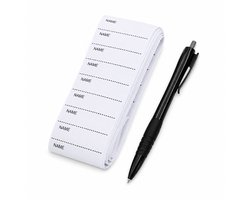 Consumerce® Opstrijkbare Kledinglabels 100 Stuks - Wasbaar - Kleding Labels Textiel - Strijklabels - Label Naam - Naamlabels