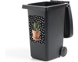 Container sticker Plant - Plantenbak - Stippen - 40x60 cm - Kliko sticker
