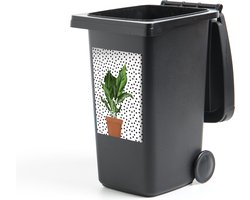Container sticker Planten - Plantenbak - Stippen - 40x60 cm - Kliko sticker